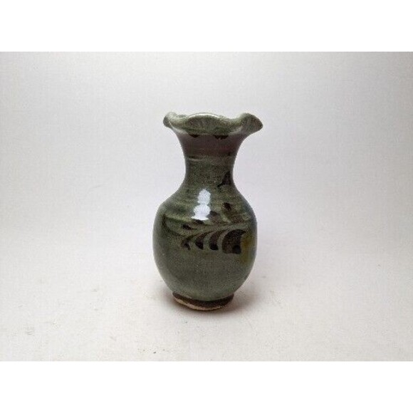 Tonala Mexico Pottery Vase - Picture 4 of 6